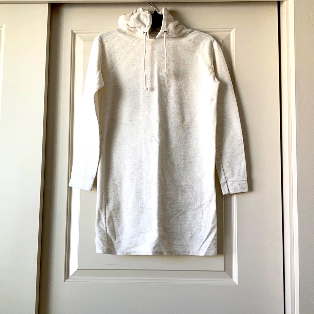 White Missguided Originals Tight Hoodie Dress